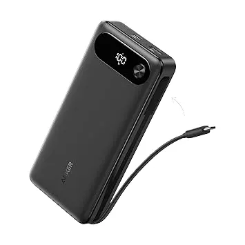 Anker Power Bank (20K, 87W, Built-In USB-C Cable) A1383 — foto del producto